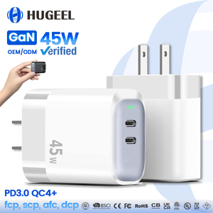 Mini chargeur GaN 45W PD3.0 à charge rapide avec <span class=keywords><strong>adaptateur</strong></span> <span class=keywords><strong>secteur</strong></span> pliable pour voyages, compatible avec les téléphones, tablettes, ordinateurs portables et écouteurs - Product Image 2