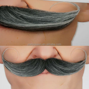 Disfraz <span class=keywords><strong>de</strong></span> bigote <span class=keywords><strong>de</strong></span> pelo falso con gancho <span class=keywords><strong>de</strong></span> capitán grande - Product Image 2