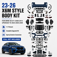 JC Wholesales - Kit de Accesorios de Carrocería para BMW X6 E71 2008-2013 a 2023-2026 X6M, Faros Delanteros y Traseros