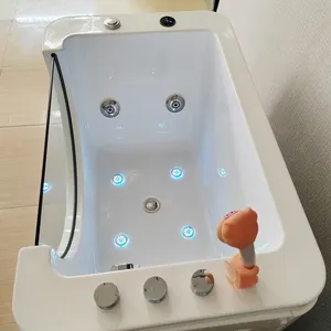 Tオゾン犬用浴槽大きなグルーミングサロン動物洗浄装置犬用グルーミングタブペットSPA浴槽