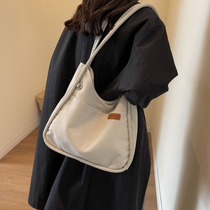 Bolsa de Lona Personalizada de Fábrica, Nueva Bolsa de Hombro Retro de Gran Capacidad para Mujer, Bolsas de Compras - Product Image 1