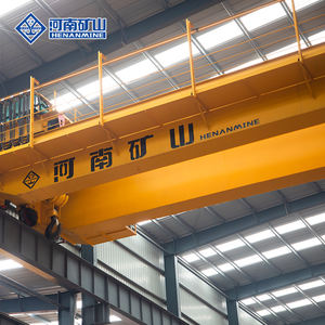 Grúa Puente Móvil Eléctrica de Doble Viga con Control de Cabina y Carro de Cabrestante - Product Image 1