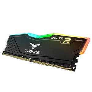 Équipe <span class=keywords><strong>T</strong></span>-<span class=keywords><strong>Force</strong></span> Delta RGB 8 Go 288 broches PC <span class=keywords><strong>RAM</strong></span> DDR4 3600 (PC4 28800) modèle de mémoire de bureau noir et blanc - Product Image 3
