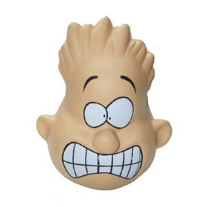 Puù espressione del viso spaventoso della <span class=keywords><strong>paura</strong></span> Anti Stress palla Squeeze giocattolo - Product Image 1