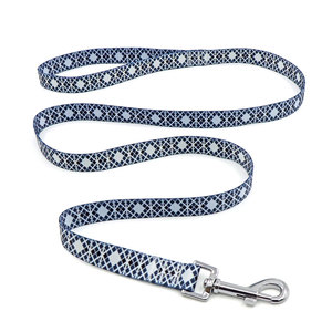 Laisse pour chien en nylon à motif géométrique, réfléchissante, style classique pour chiens - Product Image 3
