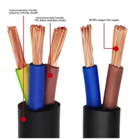 Massiver Kupfer-PVC-Draht 0,5mm 0,75mm 1,5mm 2,5mm 4mm 6mm 10mm 23AWG 22AWG 24AWG 20AWG IP68-zertifiziert 300/500V KEJIAN