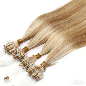 Extensioni per capelli umani Strands Microlink 100% naturali con microperline a filo per aggiungere volume - Product Image 1