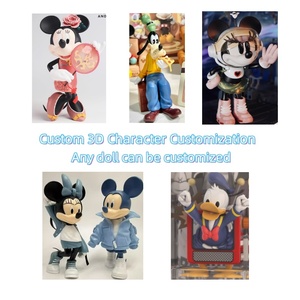 À la mode Mickey <span class=keywords><strong>Minnie</strong></span> <span class=keywords><strong>Mouse</strong></span> mariage Figurine ensemble PVC Style militaire dessin animé modèle <span class=keywords><strong>jouet</strong></span> figurines d'action - Product Image 3
