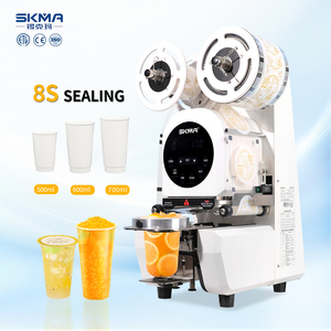 Nhà máy tự động sưởi ấm con dấu có thể niêm phong máy PP Pet Cốc Giấy niêm phong máy phim Cup làm đầy và niêm phong máy - Product Image 1