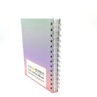 Vente en gros Carnets à spirale en PVC avec couverture étoile liquide à paillettes imperméables pour étudiants