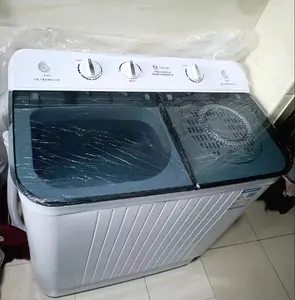 Hot 10KG double bucket semi-automatic washing machine Stainless steel double bucket mini small household washing machine