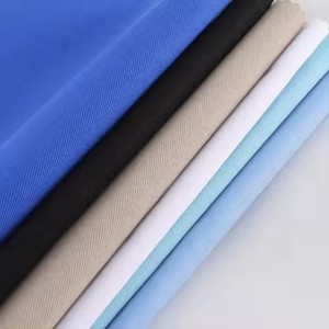 100% may áo tơi đi mưa Stretch TC khoan vải <span class=keywords><strong>polyester</strong></span> và bông vải cho áo khoác làm việc vải - Product Image 4