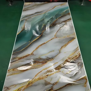 Pannelli Adesivi da Parete in PVC Impermeabili Effetto Marmo 3D Design Tradizionale per Camera da Letto e Soggiorno - Product Image 1