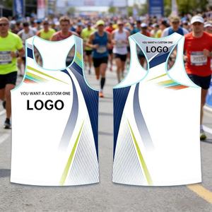 Camiseta Deportiva de Verano Personalizada con Diseño Gratuito, de Secado Rápido, Transpirable, para Maratón, Sin Mangas, para Entrenamiento - Product Image 1