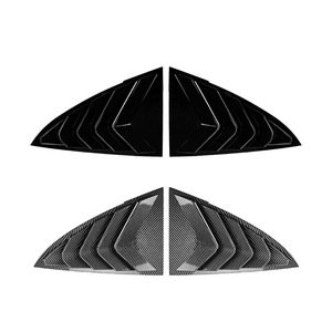 Tesla Model 3 2017-2024 Triangular <b>Window</b> Carbon Fiber <b>Decal</b> Adhesive Car Sticker - Product Image 3