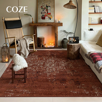 Nouveau tapis de maison en laine mélangée chinoise, fabriqué à la machine, imprimé avec un motif abstrait moderne, pour la décoration du salon et de la chambre à coucher
