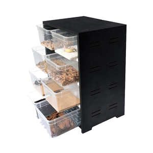 26.9*20.5*36.3Cm 4 katman-yığın kombinasyonu sürüngen yetiştiriciliği raf yılan teraryum sürüngen muhafaza - Product Image 4