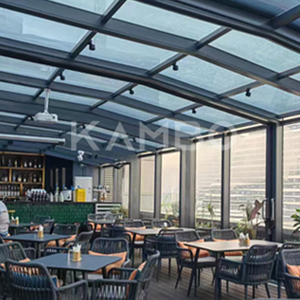 Tùy chỉnh hiện đại bốn mùa cách nhiệt nhôm kính nhà kính cho biệt thự mùa đông Vườn Nhà Kính - Product Image 5