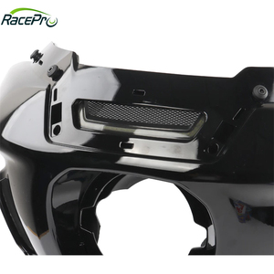 Racepro ไฟหน้า LED ช่องแอร์รถยนต์, ใหม่ ABS สีขาวสีดำสำหรับ Harley softail <span class=keywords><strong>Rider</strong></span> El Diablo fxrst <span class=keywords><strong>2022</strong></span> - Product Image 4