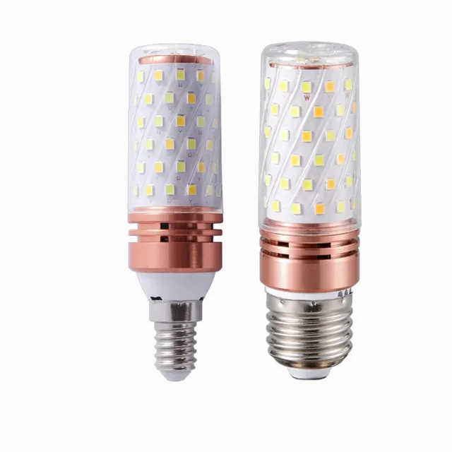 Lampu LED dalam ruangan E14 E27, lampu LED jagung Super terang 3W 5W 6W 12W penggunaan bohlam