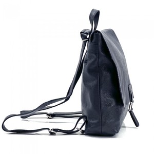 Genuine Leather Women <b>Backpack</b> Designed with Elegant Craft Details Stylish Multi Pocket Zipper Daypack for School Travel Office - Product Image 2