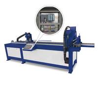 Vente directe usine – Machine à œillets entièrement automatique à commande PLC, haute sécurité, pour découpe de tuyaux en fer cornière, garantie 1 an