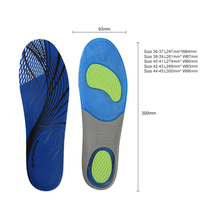 Dal momento che uomo donna Gel di Silicone scarpe sportive suola speroni del tallone soletta interna per digitopressione sottopiede plantare plantare - Product Image 2