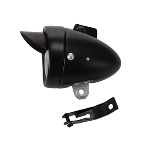 Lampada da bicicletta a tesa retrò French Romance Silver Black Front Light Bike <span class=keywords><strong>LED</strong></span> <span class=keywords><strong>torcia</strong></span> da ciclismo - Product Image 1