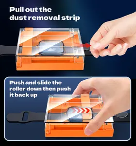 Film <span class=keywords><strong>Tup</strong></span> <span class=keywords><strong>en</strong></span> <span class=keywords><strong>verre</strong></span> trempé Pmma pour Apple Watch ultra 2 protecteur d'écran pour montre Film souple de protection 45mm 41mm avec dépoussiérage - Product Image 3