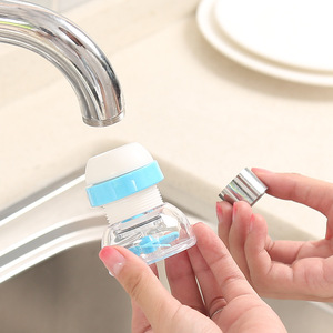 Kitchen Faucet Filter Extension Rotatable Water Shower Head Splash Guard Water Saver Nordic Blue Green Pink PP Material - Product Image 2
