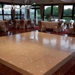 ANYCASE Cheap Price Wireless Control Podium Dance Party floor led starlit dance floor for party