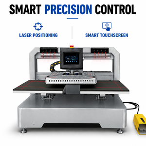 Electric Automatic Dual Station Heat Press Machine T-shirt Heat Transfer Equipment