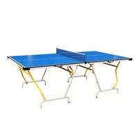 Table de ping-pong pliable et portable, modèle standard pour la maison, pour le loisir et l'entraînement, construction en MDF