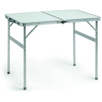 Table pliante de ménage super légère Alu. Pieds réglables en hauteur pour dîner en plein air BBQ Camping Table & Chair Set