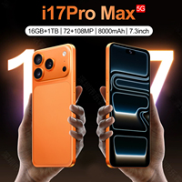 Nuevo Teléfono Inteligente 5G LTE Desbloqueado de 7.3 Pulgadas, Económico, con Batería de 8000 mAh, Pantalla AMOLED en Español/Inglés, Procesador Deca Core, Directo de Fábrica