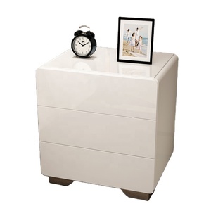 Mesitas de <span class=keywords><strong>noche</strong></span> <span class=keywords><strong>Mesita</strong></span> de <span class=keywords><strong>noche</strong></span> con espejo <span class=keywords><strong>Mesita</strong></span> de <span class=keywords><strong>noche</strong></span> de madera <span class=keywords><strong>barata</strong></span> con luz Led Muebles modernos multifuncionales inteligentes para el hogar Gi - Product Image 2