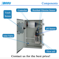 Eau potable CLG-6059T Eau du robinet Eau du robinet pH intégré en ligne Analyse du chlore résiduel sans température