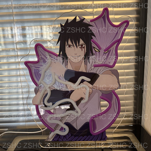 Letrero Led de luces de neón de Anime con estampado UV de negocios personalizado de buena calidad al por mayor para decoración del hogar, letrero de neón de dibujos animados, luz con logotipo - Product Image 4