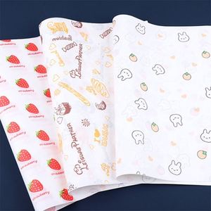 Papier d'emballage alimentaire jetable personnalisé en gros, résistant à la graisse, pour sandwichs, vente chaude, papier à hamburger, enduit de PE - Product Image 6