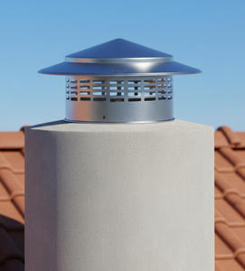 Cubierta de Ventilación para <span class=keywords><strong>Chimenea</strong></span> de Acero Inoxidable 304, Rejilla Impermeable con Pantalla Anti-Pájaros, Protector de Techo para Extracción de Aire - Product Image 3