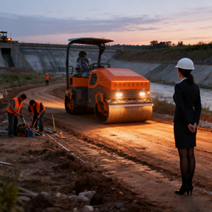 Compacteur à rouleaux vibrants Con Ruction 6 tonnes - Product Image 2