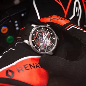 Montre mécanique pour homme Mark Fairwhale FW 6120, design tendance, boîtier en résine, bracelet en caoutchouc, étanche 3BAR, automatique, tourbillon - Product Image 6