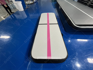 6m/8m/10m/12m/15m/<span class=keywords><strong>20m</strong></span> piste d'air gonflable usine de gymnastique Logo personnalisé tapis de culbutage sol d'air <span class=keywords><strong>Airtrack</strong></span> - Product Image 5