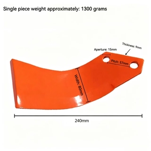 Pièces détachées pour motoculteur agricole, lames rotatives de cultivateur - Product Image 5