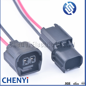 Lampu depan LED konektor kedap air, <span class=keywords><strong>2</strong></span> Pin konektor otomatis tahan air, lampu siang hari, lampu kabut, colokan harness, 6189-7408 6181-6851 untuk Honda - Product Image 2