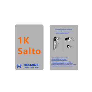 ชิป RFID 1K ความถี่13.56MHz สำหรับการติดต่อโรงแรม PVC แบบกำหนดเอง - Product Image 2
