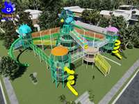 Structure de jeu en corde tressée pour l'extérieur, capacité 500 kg, équipement de parc d'aventure pour les centres de villégiature, les écoles, les parcs, les zones de trampoline