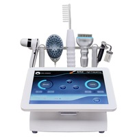 Appareil d'analyse capillaire 5 en 1 pour la perte de cheveux avec 2 têtes de détection HD et masseur de cuir chevelu