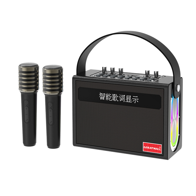 X9 Portable Karaoke Machine Handle Strip for Waterproof Outdoor Loud Speaker 100W Bass Subwoofer Party Mate Family Clock