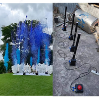 Machine à Effets de Scène à Bouton Poussoir TNT Fumée Feux d'Artifice, Lanceur de Fête, Canon de Poudre Confetti pour Baby Shower ou Révélation du Sexe